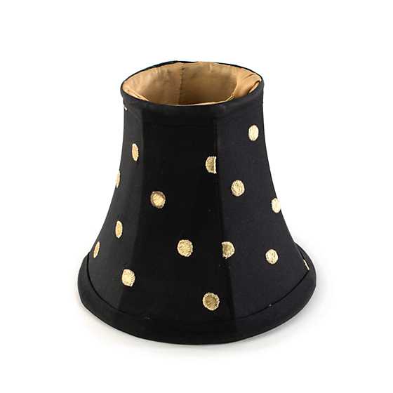 Polka Dot Chandelier Shade – Black