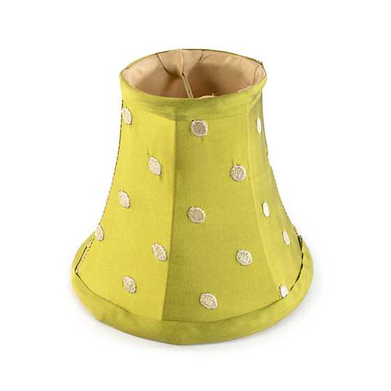 Polka Dot Chandelier Shade – Green Grape