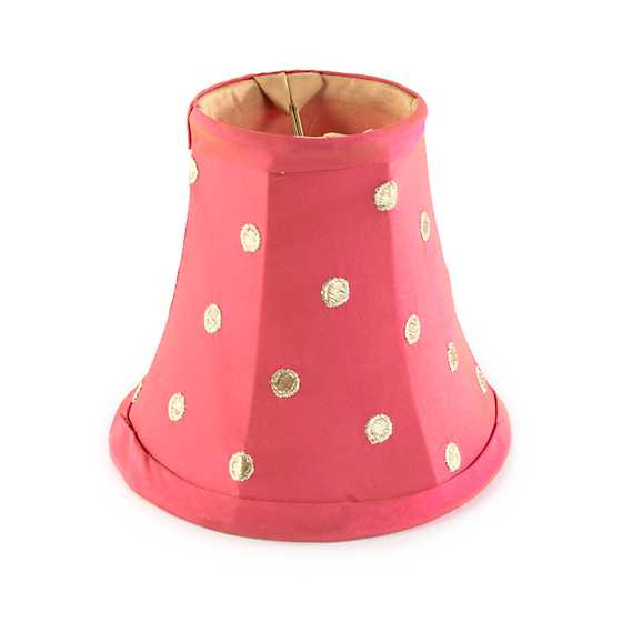 Polka Dot Chandelier Shade – Pink