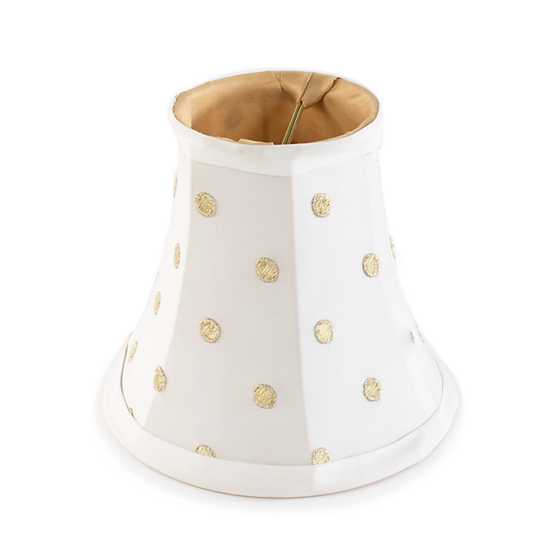 Polka Dot Chandelier Shade – White