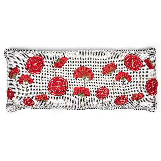 Poppy Dot Lumbar Pillow