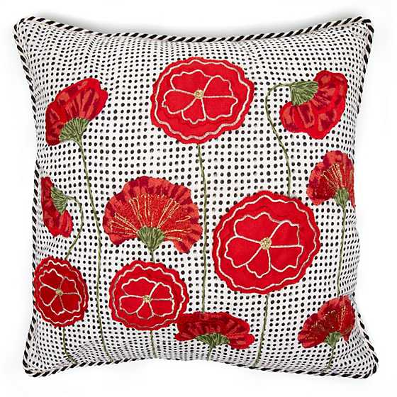 Poppy Dot Pillow