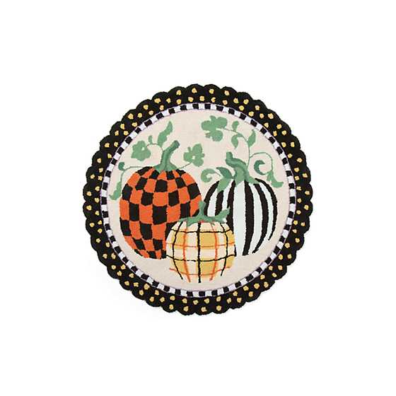 Pumpkin Patch Rug – 3′ Round