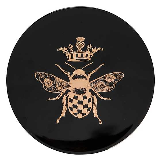 Queen Bee Appetizer Plates – Set of 4