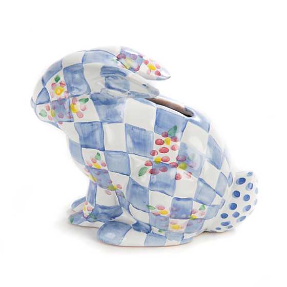 Quilted Bunny Bank – Blue