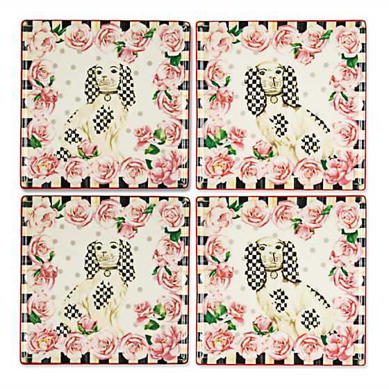 Really Rosy Coasters – Set of 4