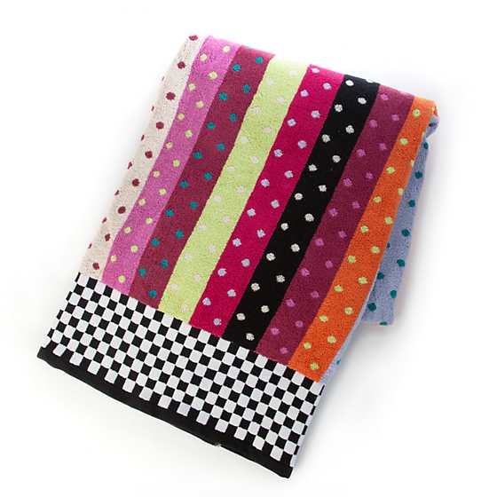 Ribbon & Dot Bath Sheet