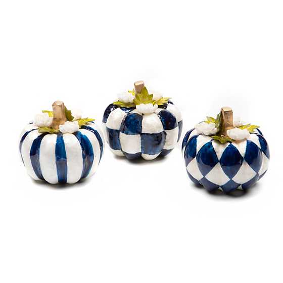 Royal Capiz Pumpkins – Set of 3