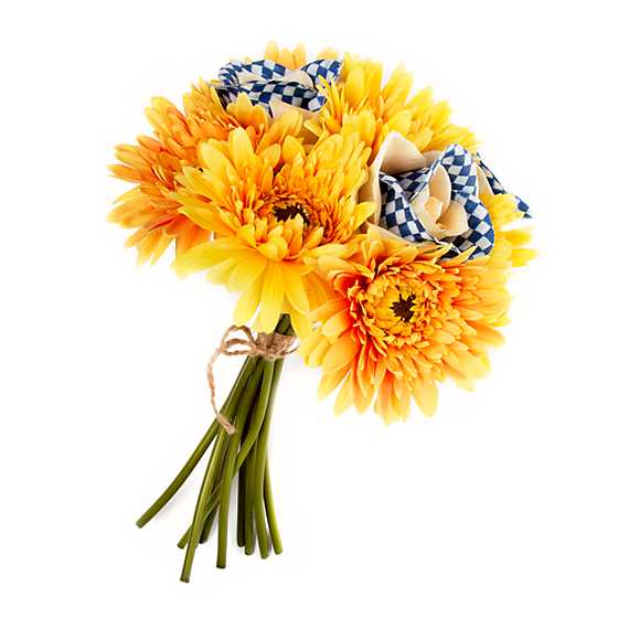 Royal Check Bouquet – Yellow