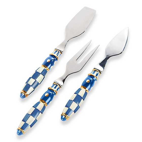 Royal Check Cheese Knife Set