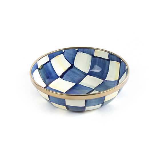 Royal Check Enamel Relish Dish