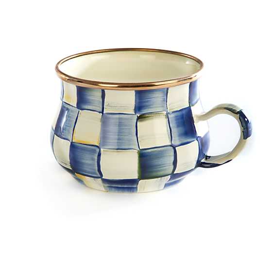 Royal Check Enamel Teacup