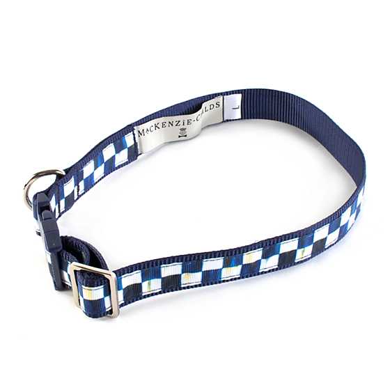 Royal Check Pet Collar – Large