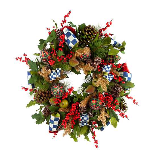 Royal Check Wreath