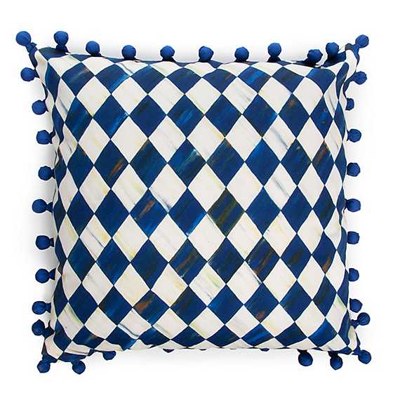 Royal Harlequin Square Pillow