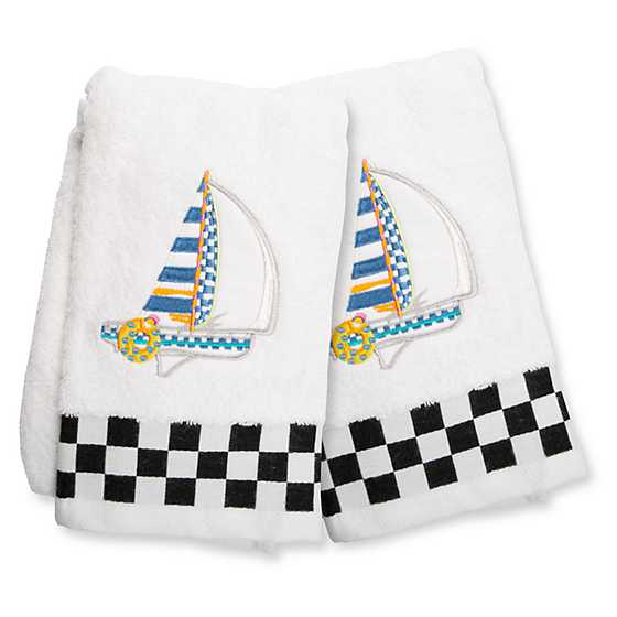 Sail Away Hand Towels – Set of 2