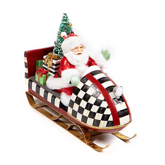 Snowmobile Santa