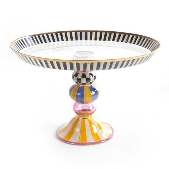 Striped Awning Cake Stand