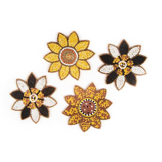 Sunflower Coasters – Set of 4