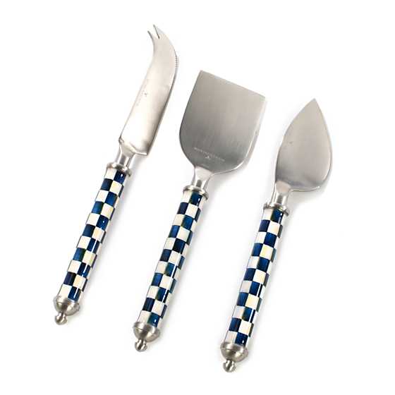 Supper Club Cheese Knife Set – Royal Check