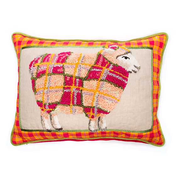 Tartan Sheep Pillow