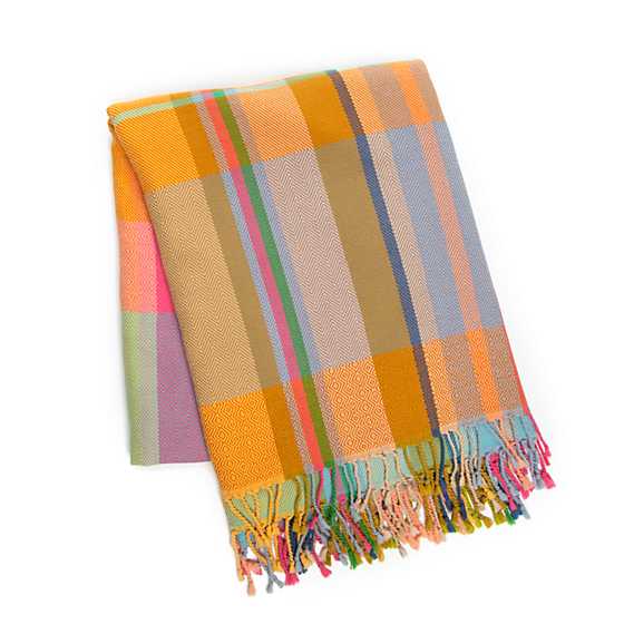 Technicolor Tartan Throw