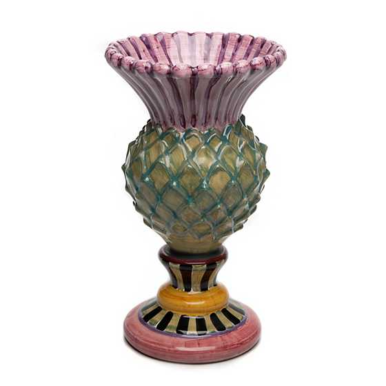 Thistle Vase – Purple Top