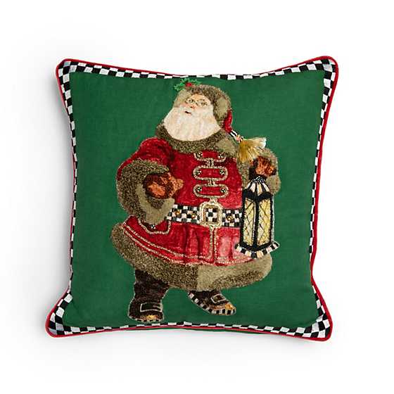 Town Crier Santa Pillow