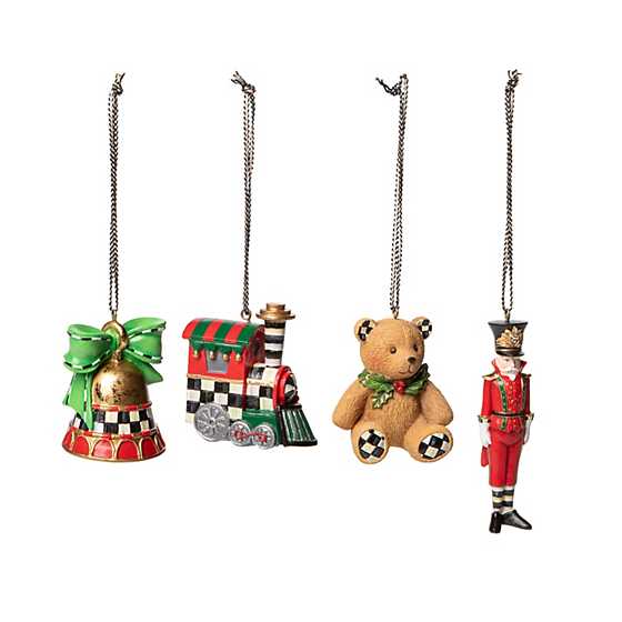 Toyland Ornaments – Set of 4