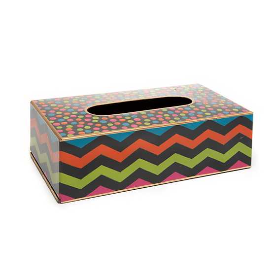 Trampoline Standard Tissue Box Cover – Black