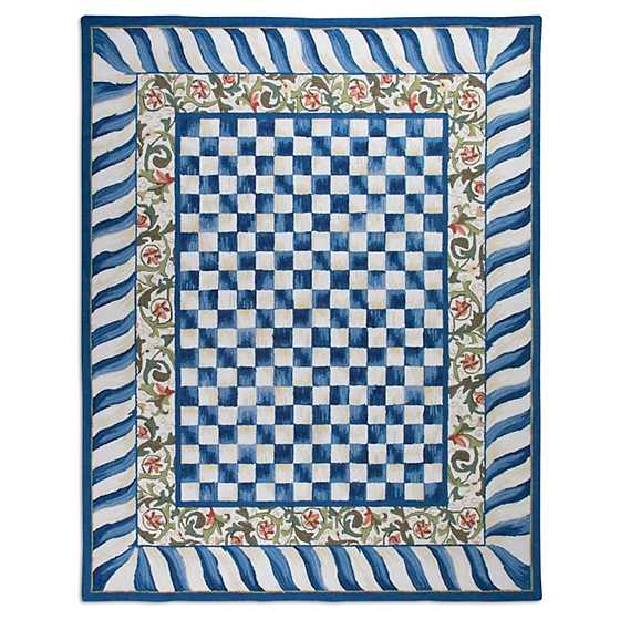 Truly Royal Check Rug – 5′ x 8′