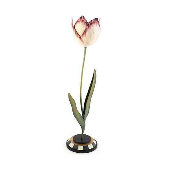 Tulip Candle Holder – Pink & Ivory – Large