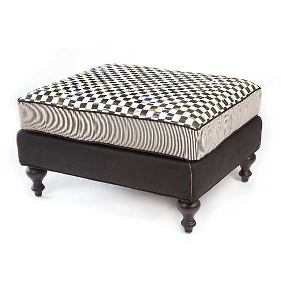 Underpinnings Studio Ottoman – Black