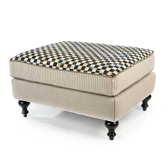 Underpinnings Studio Ottoman – Flax