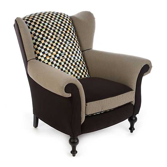 Underpinnings Studio Wing Chair – Black