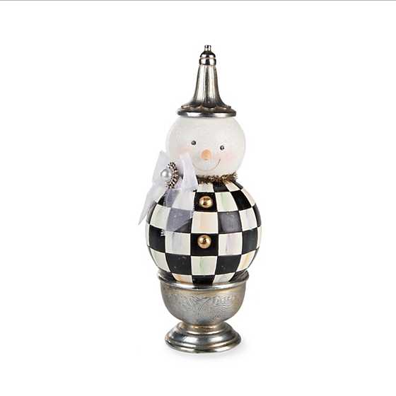 Vintage Silver Snowman