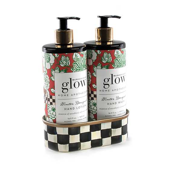 Winter Bouquet Soap & Lotion Caddy Set