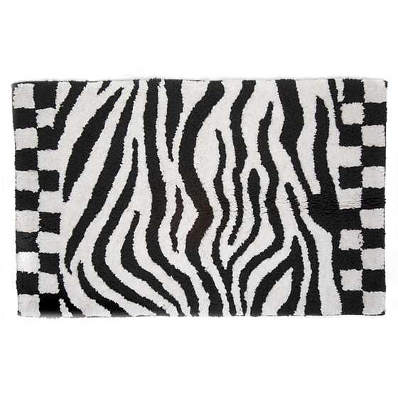 Zebra Bath Rug