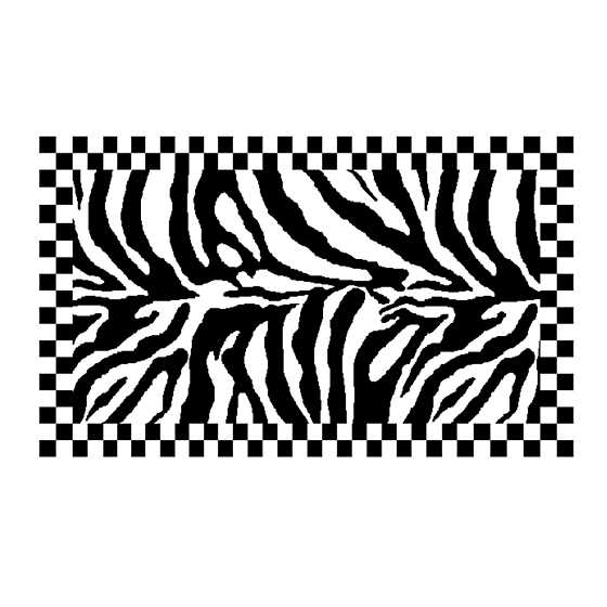 Zebra Rug – 3′ x 5′