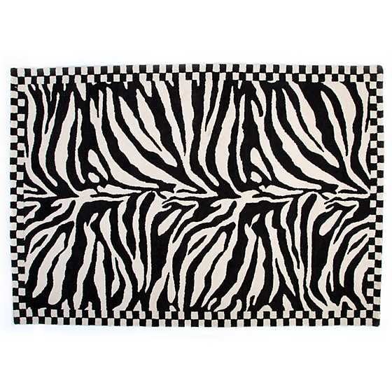 Zebra Rug – 5′ x 8′