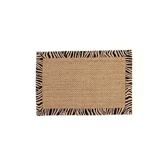 Zebra Sisal Rug – 2′ x 3′