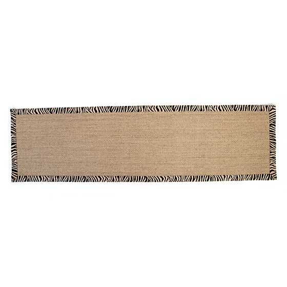 Zebra Sisal Rug – 2’6″ x 9′ Runner