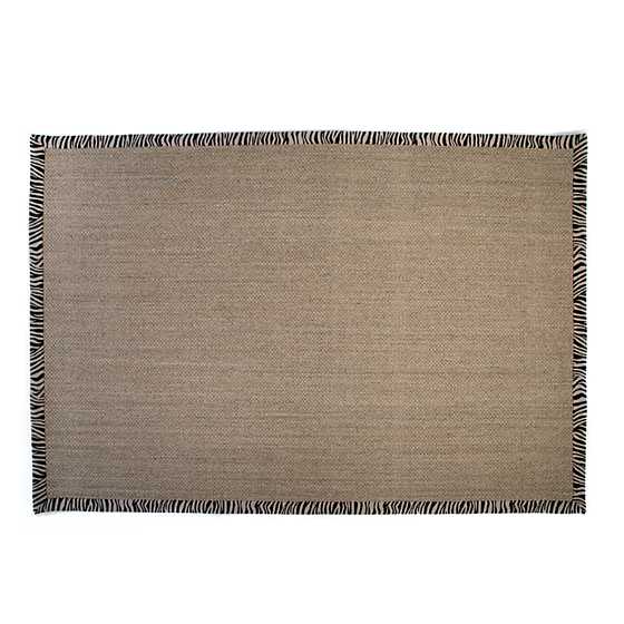 Zebra Sisal Rug – 6′ x 9′