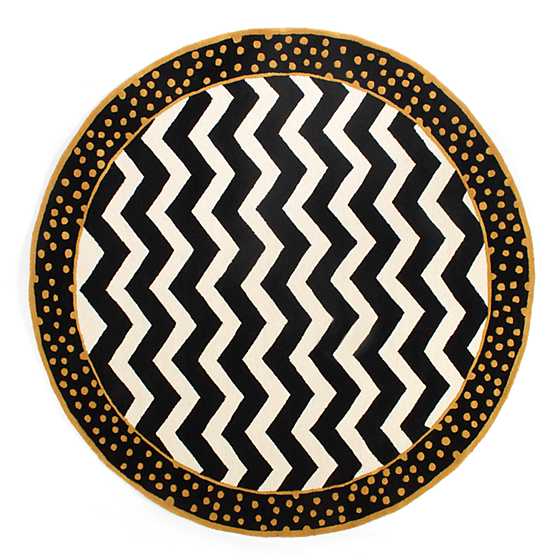 Zig Zag Rug – 6′ Round